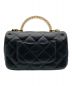 CHANEL (シャネル) マトラッセ トップハンドルチェーンショルダーバッグ ブラック：800000円