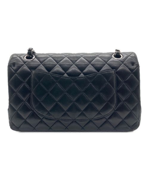 CHANEL（シャネル）CHANEL (シャネル) マトラッセ25/Wフラップチェーンショルダーバッグ ブラック サイズ:25の古着・服飾アイテム