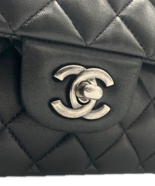 CHANEL（シャネル）CHANEL (シャネル) マトラッセ25/Wフラップチェーンショルダーバッグ ブラック サイズ:25の古着・服飾アイテム