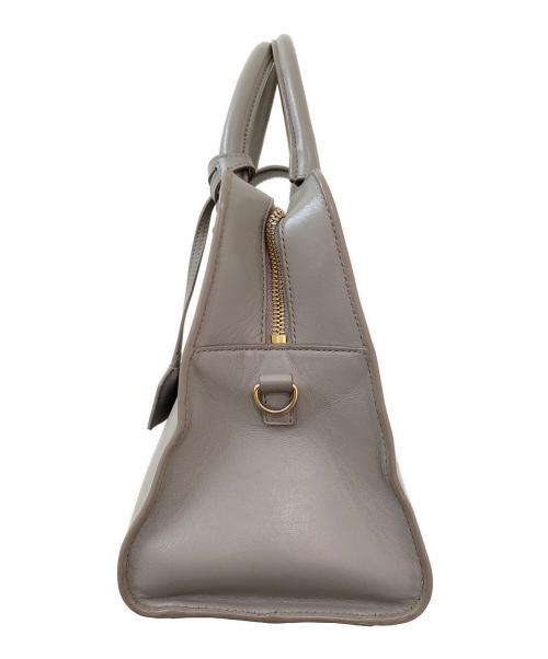 Saint Laurent Paris（サンローランパリ）Saint Laurent Paris (サンローランパリ) ベイビーカバスショルダーバッグ グレーの古着・服飾アイテム