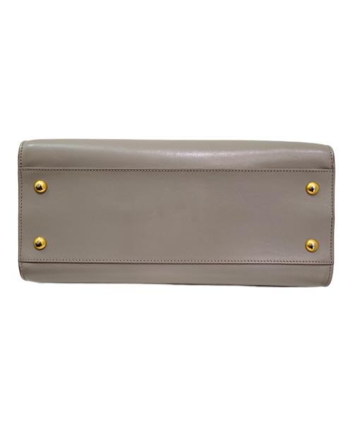 Saint Laurent Paris（サンローランパリ）Saint Laurent Paris (サンローランパリ) ベイビーカバスショルダーバッグ グレーの古着・服飾アイテム