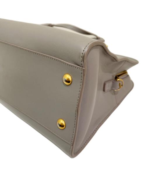 Saint Laurent Paris（サンローランパリ）Saint Laurent Paris (サンローランパリ) ベイビーカバスショルダーバッグ グレーの古着・服飾アイテム