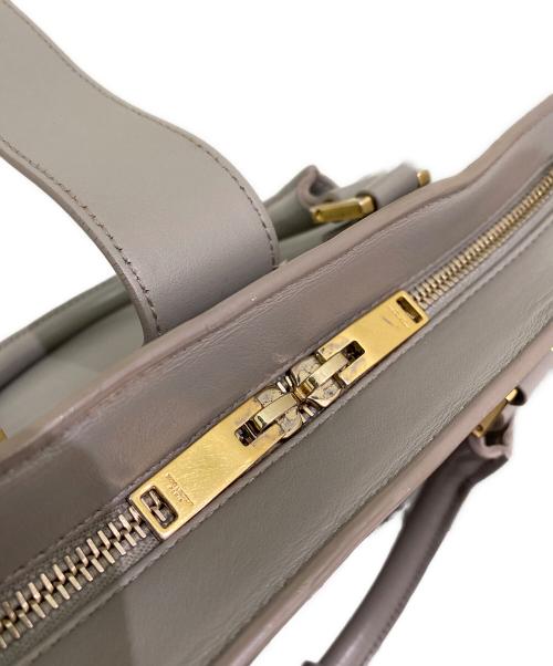 Saint Laurent Paris（サンローランパリ）Saint Laurent Paris (サンローランパリ) ベイビーカバスショルダーバッグ グレーの古着・服飾アイテム