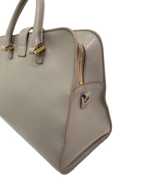 Saint Laurent Paris（サンローランパリ）Saint Laurent Paris (サンローランパリ) ベイビーカバスショルダーバッグ グレーの古着・服飾アイテム