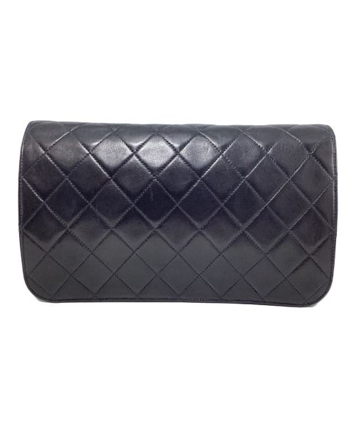 CHANEL（シャネル）CHANEL (シャネル) Push lock Matelasse Chain Shoulder Bag（プッシュロックマトラッセチェーンショルダーバッグ） ブラック サイズ:23の古着・服飾アイテム