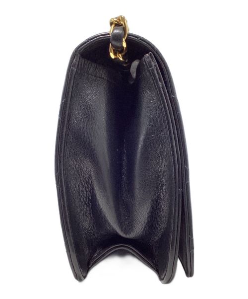CHANEL（シャネル）CHANEL (シャネル) Push lock Matelasse Chain Shoulder Bag（プッシュロックマトラッセチェーンショルダーバッグ） ブラック サイズ:23の古着・服飾アイテム