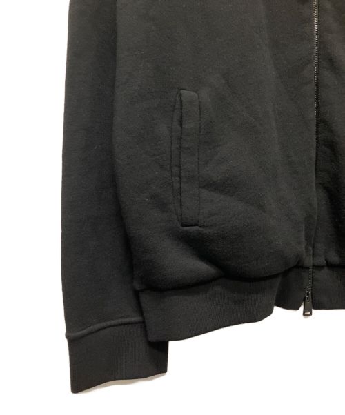 FENDI（フェンディ）FENDI (フェンディ) 裏起毛ジップパーカー ブラック サイズ:XLの古着・服飾アイテム