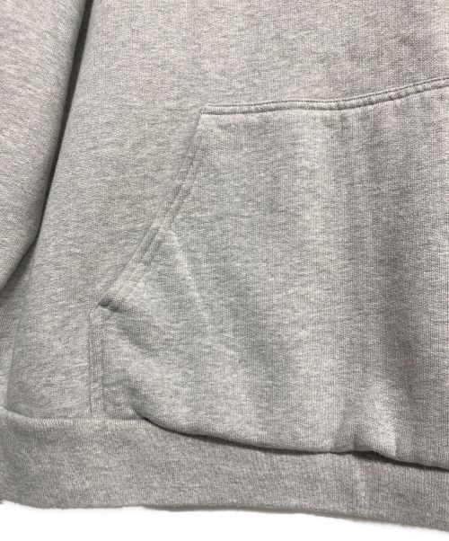 BALENCIAGA（バレンシアガ）BALENCIAGA (バレンシアガ) スリムワイドフィットロゴフーディー グレー サイズ:Lの古着・服飾アイテム