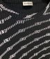 中古・古着 BALENCIAGA (バレンシアガ) BB ロゴ リブ ニット プルオーバー ブラック サイズ:M：32000円