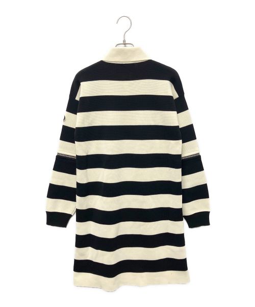 GUCCI（グッチ）GUCCI (グッチ) ボーダーニットワンピース ホワイト×ブラック サイズ:XSの古着・服飾アイテム