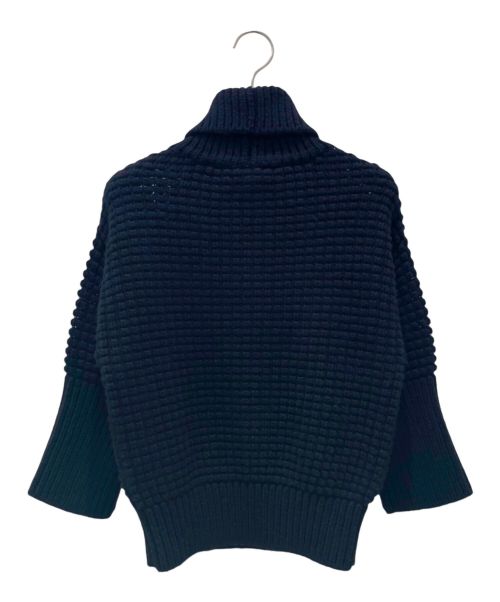 HERMES（エルメス）HERMES (エルメス) シェーヌダンクルタートルネックニット ブラック サイズ:34の古着・服飾アイテム