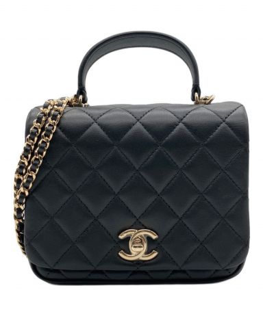 美品　chanel シャネル　バニティ　トレンディcc ショルダーバッグ 中古・古着通販】CHANEL (シャネル) トレンディCC マトラッセ トップ