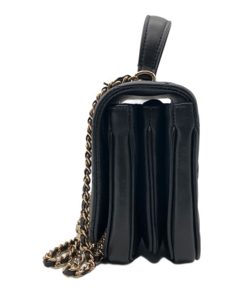 CHANEL（シャネル）CHANEL (シャネル) トレンディCC マトラッセ トップハンドル チェーンショルダーバッグ ブラック サイズ:-の古着・服飾アイテム