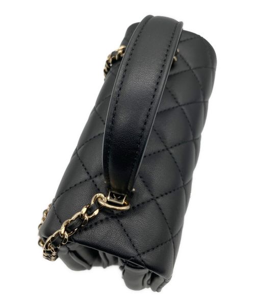 CHANEL（シャネル）CHANEL (シャネル) トレンディCC マトラッセ トップハンドル チェーンショルダーバッグ ブラック サイズ:-の古着・服飾アイテム