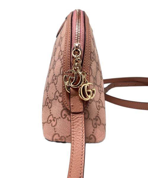 GUCCI（グッチ）GUCCI (グッチ) Ophidia Small Shoulder Bag（オフィディアスモールショルダーバッグ）  ピンク サイズ:-の古着・服飾アイテム