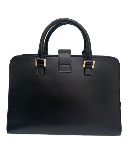 Saint Laurent Paris（サンローランパリ）Saint Laurent Paris (サンローランパリ) CABAS クラシック 2WAYショルダーバッグ ブラックの古着・服飾アイテム