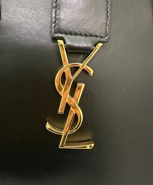 Saint Laurent Paris（サンローランパリ）Saint Laurent Paris (サンローランパリ) CABAS クラシック 2WAYショルダーバッグ ブラックの古着・服飾アイテム