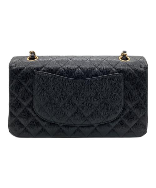 CHANEL（シャネル）CHANEL (シャネル) マトラッセ 25 / Wフラップチェーンショルダーバッグ ブラック サイズ:25の古着・服飾アイテム