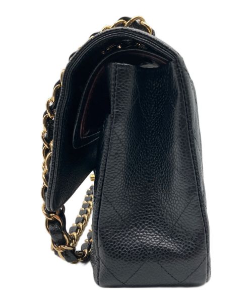 CHANEL（シャネル）CHANEL (シャネル) マトラッセ 25 / Wフラップチェーンショルダーバッグ ブラック サイズ:25の古着・服飾アイテム