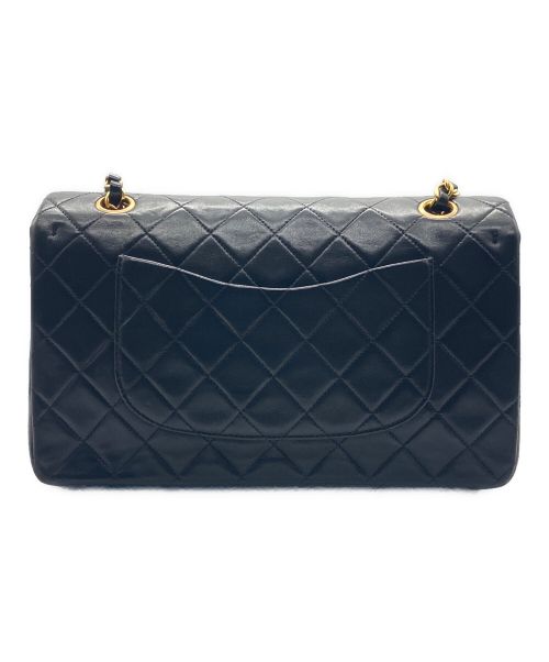 CHANEL（シャネル）CHANEL (シャネル) マトラッセ25/Wフラップチェーンショルダーバッグ ブラック サイズ:25の古着・服飾アイテム