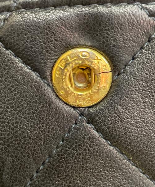 CHANEL（シャネル）CHANEL (シャネル) Wフラップ マトラッセ 23 ブラック サイズ:23の古着・服飾アイテム