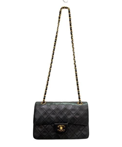 CHANEL（シャネル）CHANEL (シャネル) Wフラップ マトラッセ 23 ブラック サイズ:23の古着・服飾アイテム