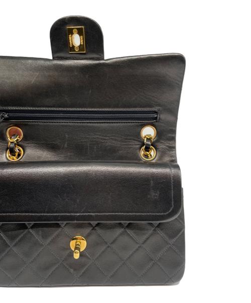 CHANEL（シャネル）CHANEL (シャネル) Wフラップ マトラッセ 23 ブラック サイズ:23の古着・服飾アイテム