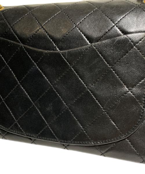 CHANEL（シャネル）CHANEL (シャネル) マトラッセ23 Wフラップチェーンショルダーバッグ ブラック サイズ:23の古着・服飾アイテム