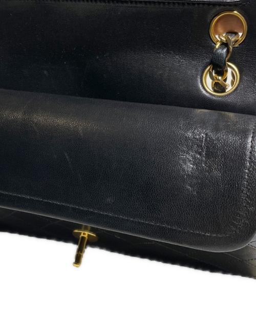 CHANEL（シャネル）CHANEL (シャネル) マトラッセ23 Wフラップチェーンショルダーバッグ ブラック サイズ:23の古着・服飾アイテム