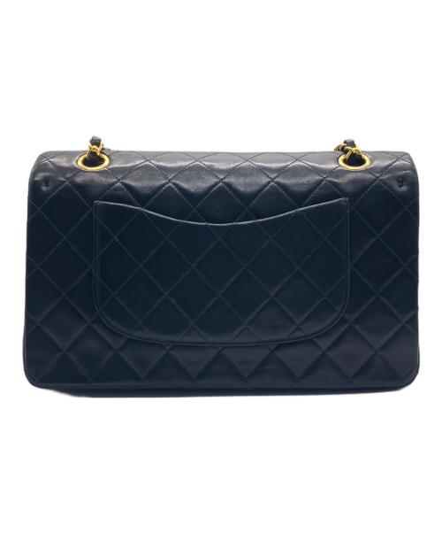 CHANEL（シャネル）CHANEL (シャネル) マトラッセ25/Wフラップチェーンショルダーバッグ ブラック サイズ:25の古着・服飾アイテム