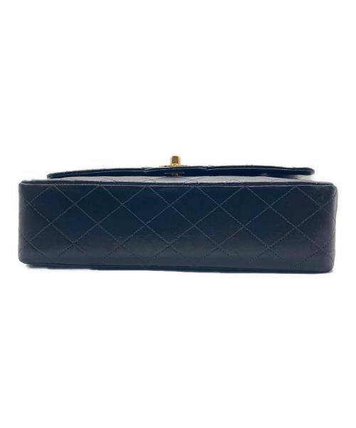 CHANEL（シャネル）CHANEL (シャネル) マトラッセ25/Wフラップチェーンショルダーバッグ ブラック サイズ:25の古着・服飾アイテム