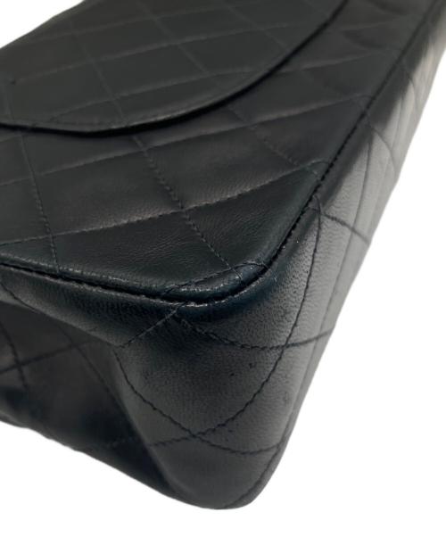 CHANEL（シャネル）CHANEL (シャネル) マトラッセ25/Wフラップチェーンショルダーバッグ ブラック サイズ:25の古着・服飾アイテム