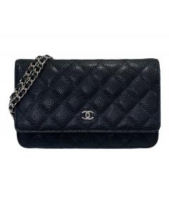 中古・古着通販】CHANEL (シャネル) カメリアカードケース ブラック