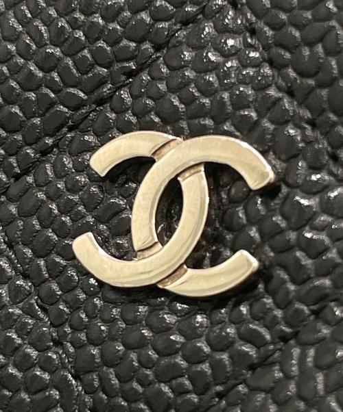 CHANEL（シャネル）CHANEL (シャネル) マトラッセ チェーンウォレット  ブラック×シルバー金具の古着・服飾アイテム