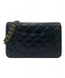CHANEL (シャネル) マトラッセ チェーンウォレット ブラック：500000円