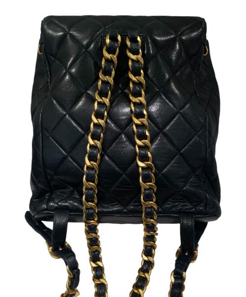 CHANEL（シャネル）CHANEL (シャネル) ヴィンテージ マトラッセ リュック ブラックの古着・服飾アイテム