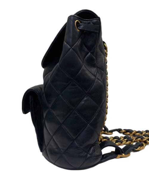 CHANEL（シャネル）CHANEL (シャネル) ヴィンテージ マトラッセ リュック ブラックの古着・服飾アイテム