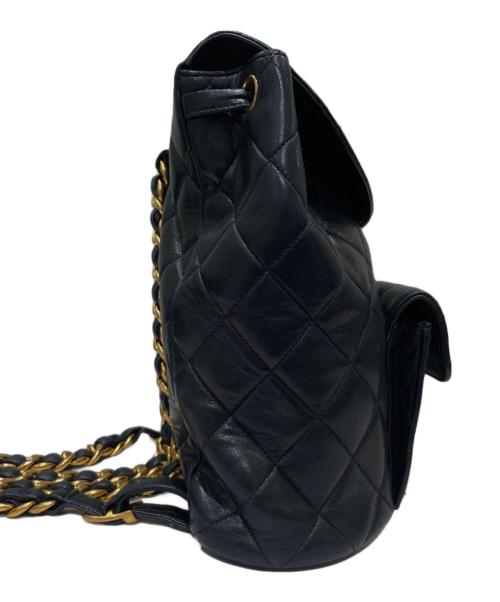 CHANEL（シャネル）CHANEL (シャネル) ヴィンテージ マトラッセ リュック ブラックの古着・服飾アイテム