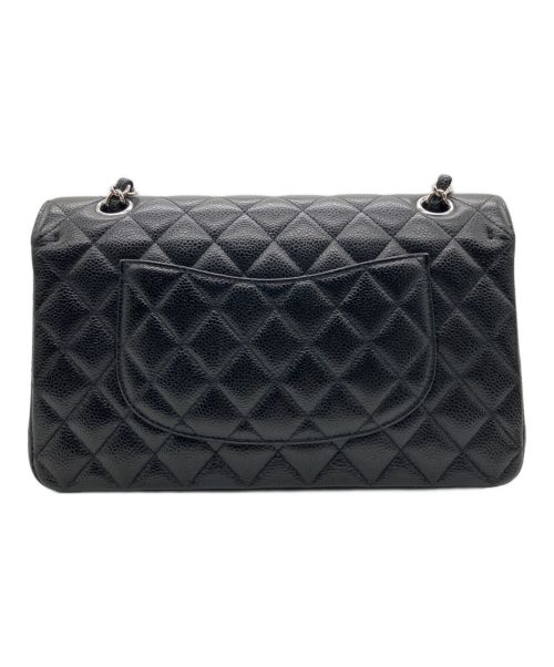 CHANEL（シャネル）CHANEL (シャネル) マトラッセ25/Wフラップチェーンショルダーバッグ ブラック サイズ:25の古着・服飾アイテム