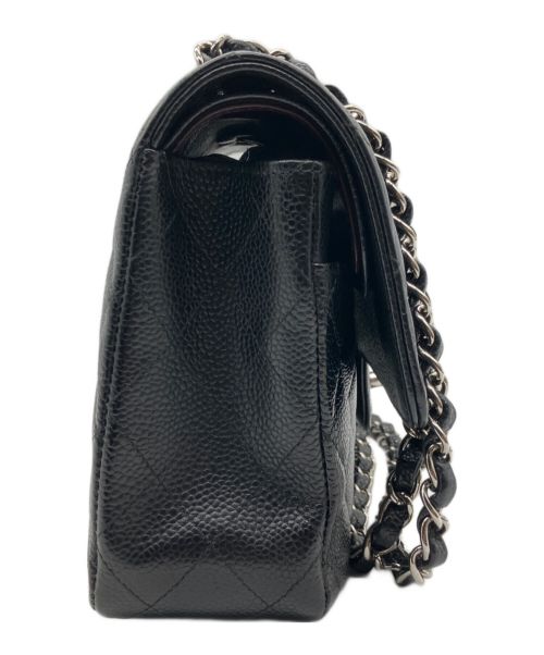 CHANEL（シャネル）CHANEL (シャネル) マトラッセ25/Wフラップチェーンショルダーバッグ ブラック サイズ:25の古着・服飾アイテム