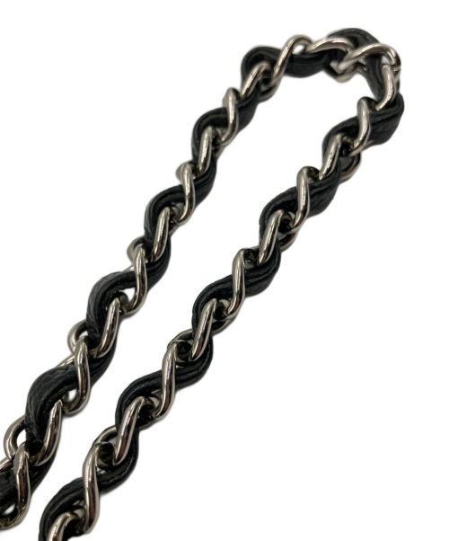 CHANEL（シャネル）CHANEL (シャネル) マトラッセ25/Wフラップチェーンショルダーバッグ ブラック サイズ:25の古着・服飾アイテム