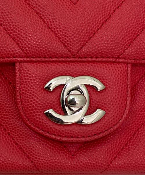 CHANEL（シャネル）CHANEL (シャネル) シェブロン ショルダーバッグ ピンクの古着・服飾アイテム