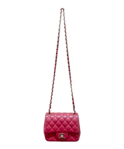CHANEL（シャネル）CHANEL (シャネル) マトラッセチェーンショルダーバッグ ピンクの古着・服飾アイテム