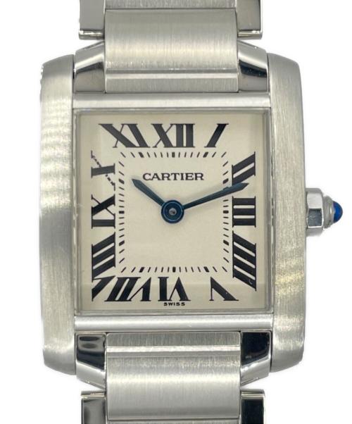 Cartier（カルティエ）Cartier (カルティエ) タンクフランセーズ SM Ref.W51008Q3 アイボリー文字盤の古着・服飾アイテム