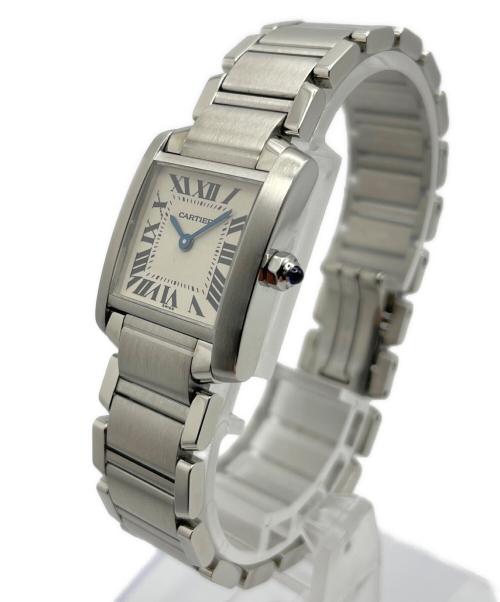 Cartier（カルティエ）Cartier (カルティエ) タンクフランセーズ SM Ref.W51008Q3 アイボリー文字盤の古着・服飾アイテム