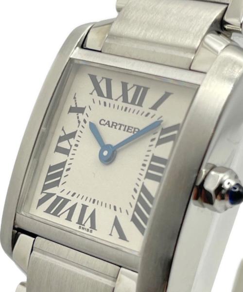 Cartier（カルティエ）Cartier (カルティエ) タンクフランセーズ SM Ref.W51008Q3 アイボリー文字盤の古着・服飾アイテム