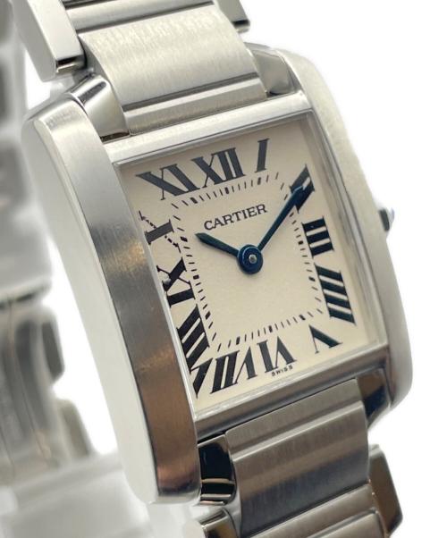 Cartier（カルティエ）Cartier (カルティエ) タンクフランセーズ SM Ref.W51008Q3 アイボリー文字盤の古着・服飾アイテム