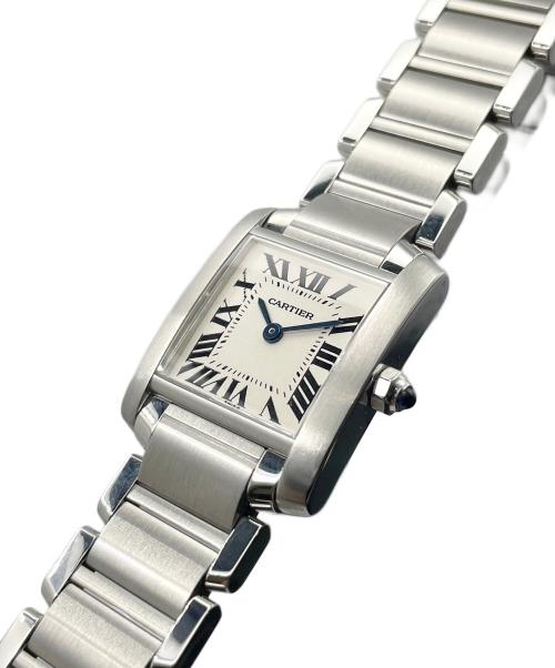 Cartier（カルティエ）Cartier (カルティエ) タンクフランセーズ SM Ref.W51008Q3 アイボリー文字盤の古着・服飾アイテム