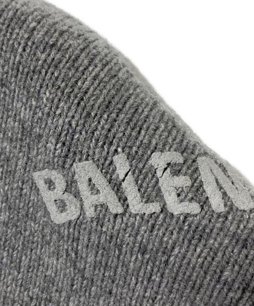 BALENCIAGA（バレンシアガ）BALENCIAGA (バレンシアガ) オールオーバーロゴニット グレー サイズ:Lの古着・服飾アイテム