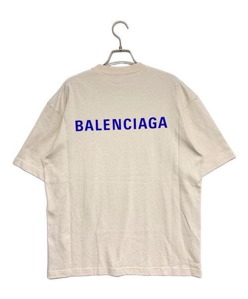 BALENCIAGA（バレンシアガ）BALENCIAGA (バレンシアガ) バックロゴTシャツ ベージュ サイズ:XSの古着・服飾アイテム